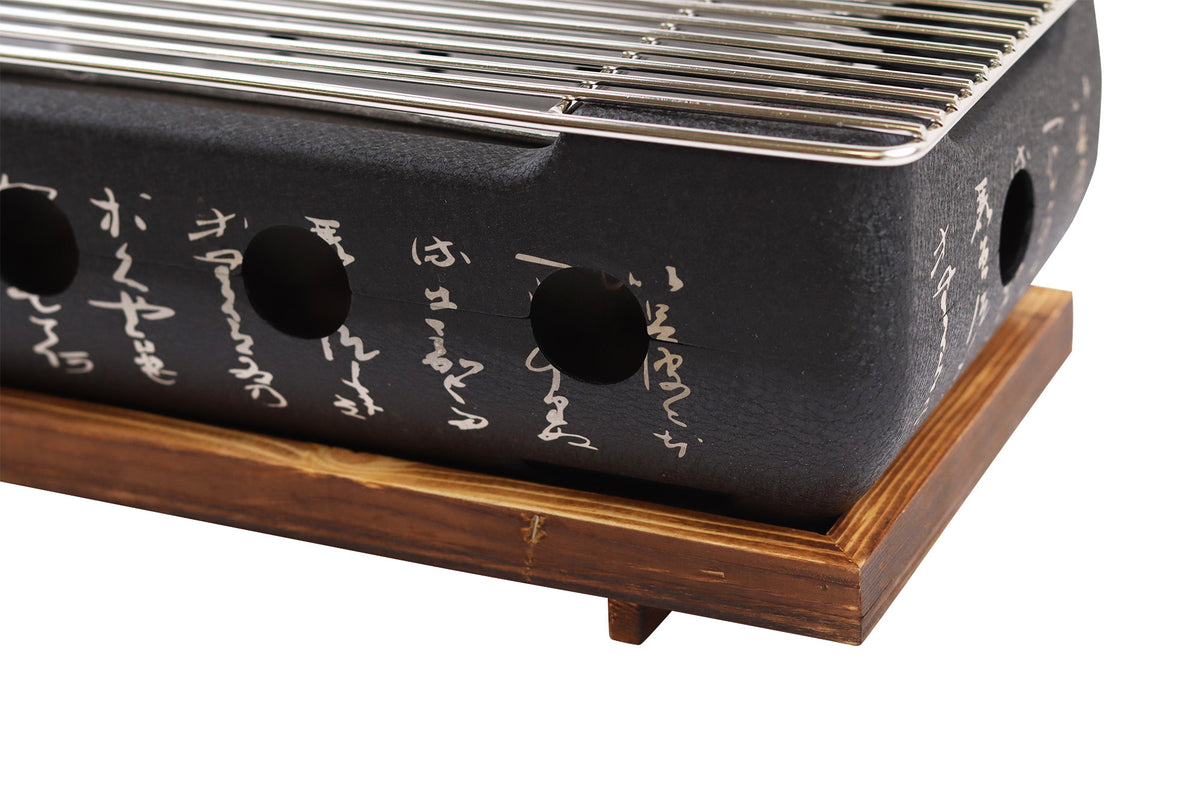 Grill de table japonais Wusaki au charbon 34 x 17 cm - Wusaki