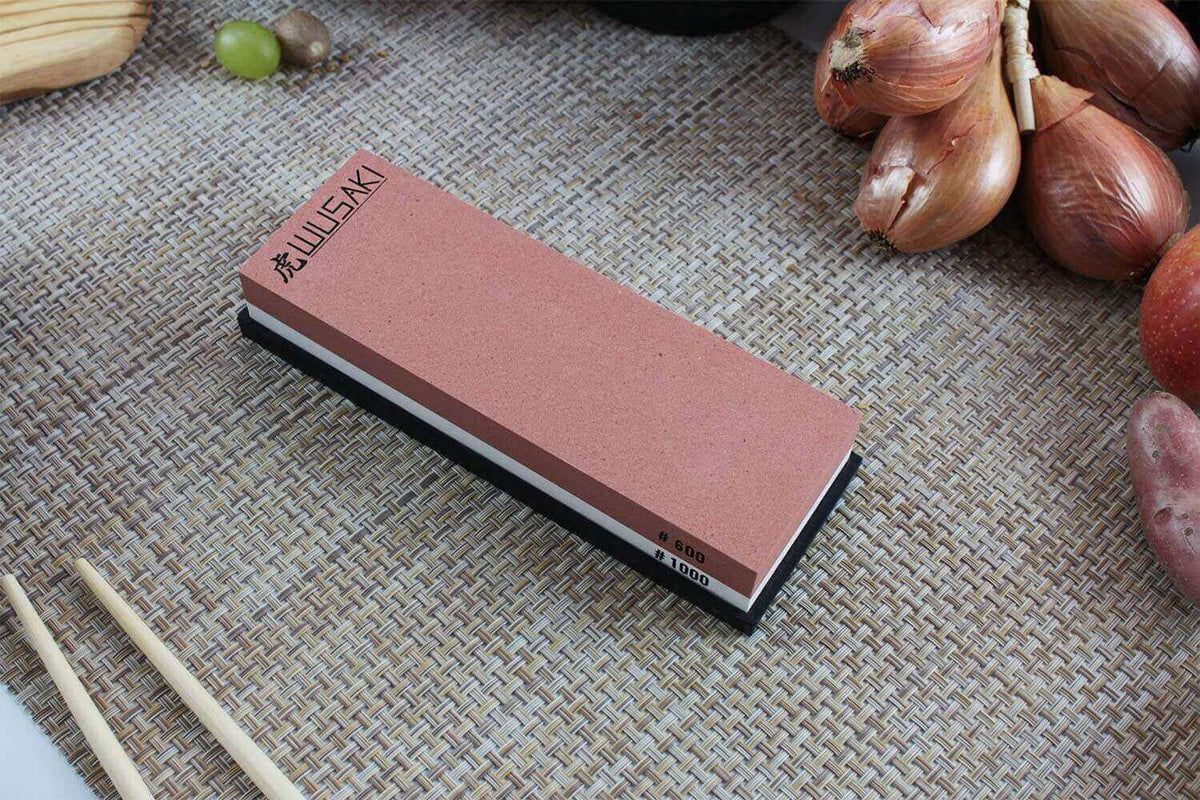 Wusaki Double-Sided Whetstone Grit 600 and 1000