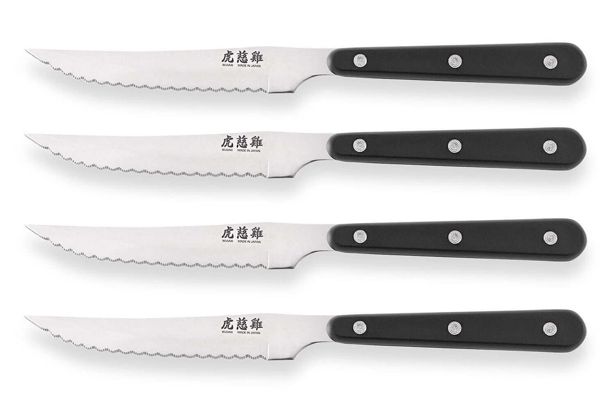 Wusaki Japan 4-Steak Knife Gift Set