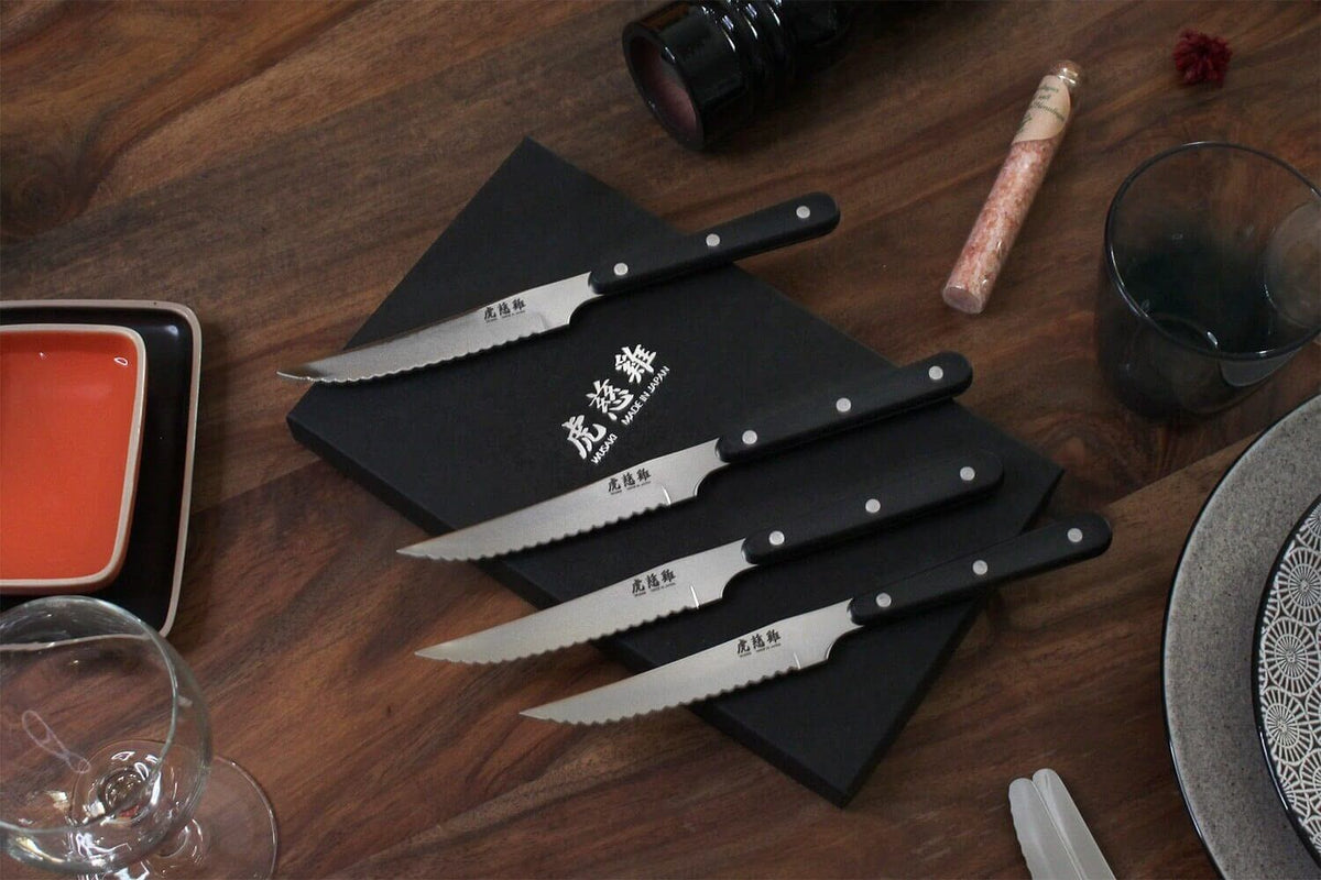 Wusaki Japan 4-Steak Knife Gift Set