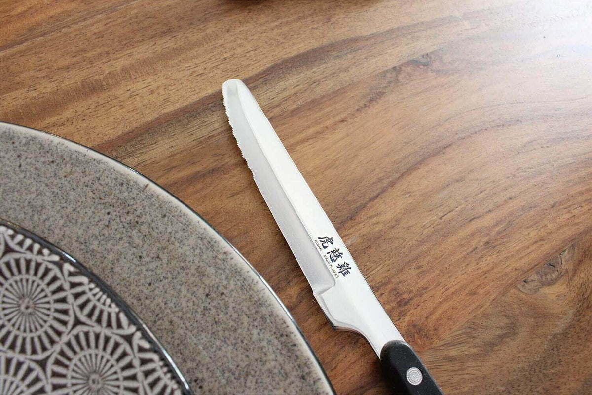 Wusaki Japan 4-Steak Knife Set Round Tips