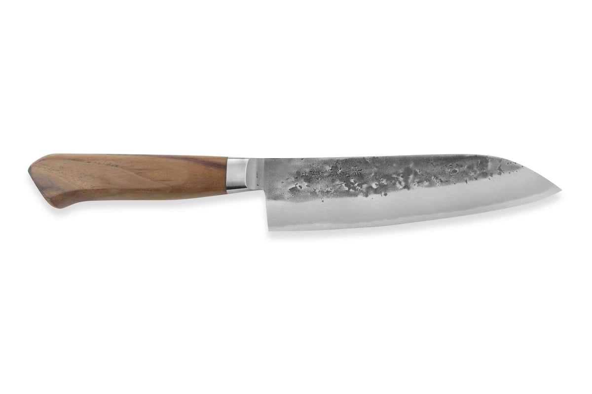 Couteau santoku japonais 17cm Nogami BS2 artisanal
