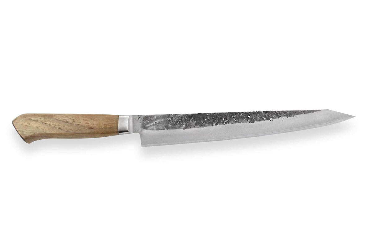 Couteau sujihiki japonais 24cm Nogami BS2 artisanal