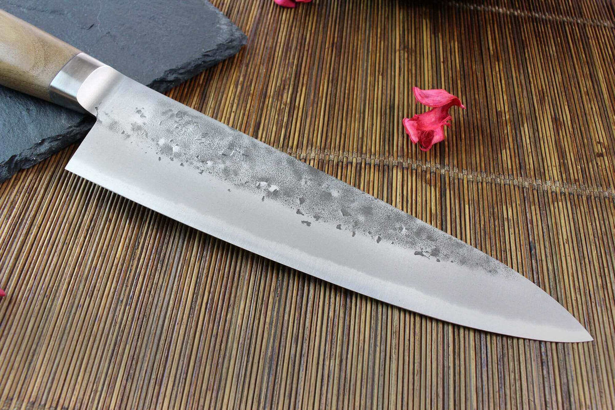 Couteau de chef japonais 18cm Nogami BS2 artisanal