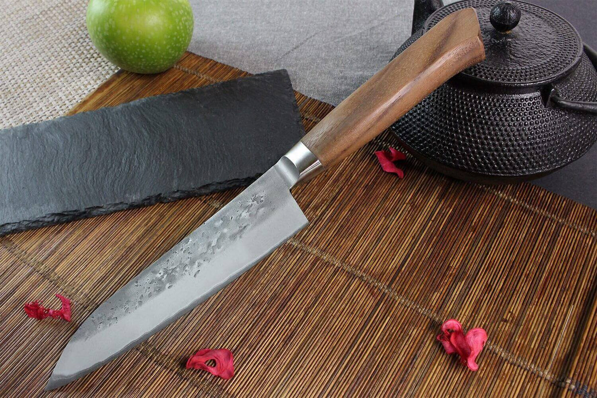 Couteau santoku japonais 17cm Nogami BS2 artisanal