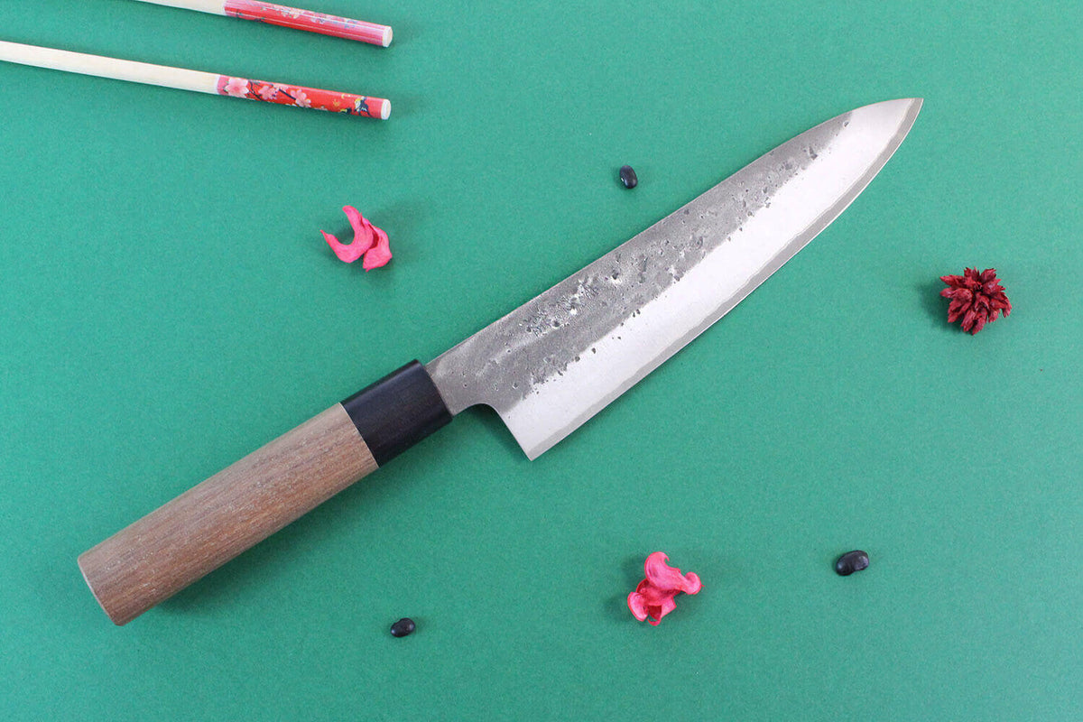 Couteau de chef japonais 21cm Nakata BS2 artisanal