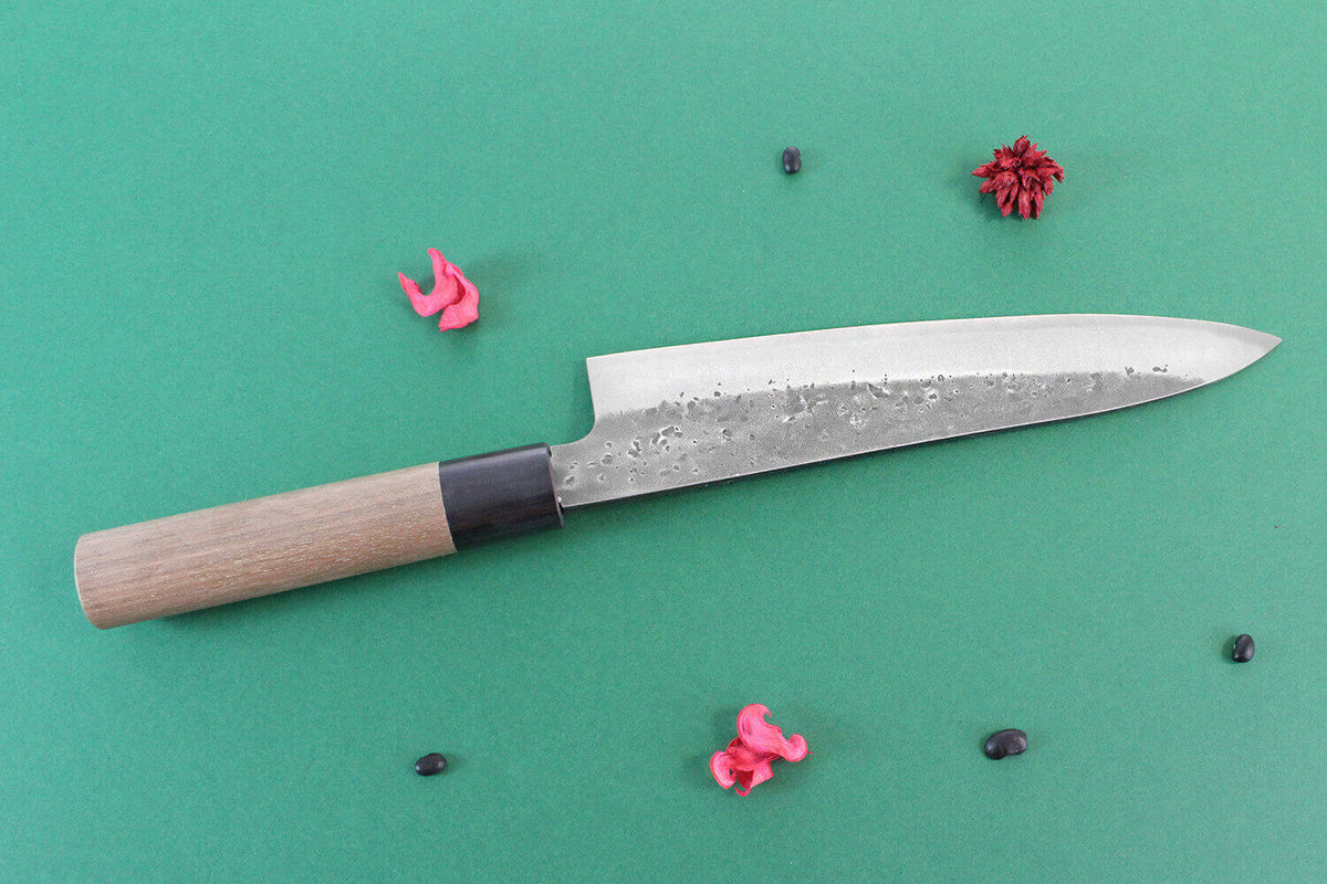 Couteau de chef japonais 21cm Nakata BS2 artisanal