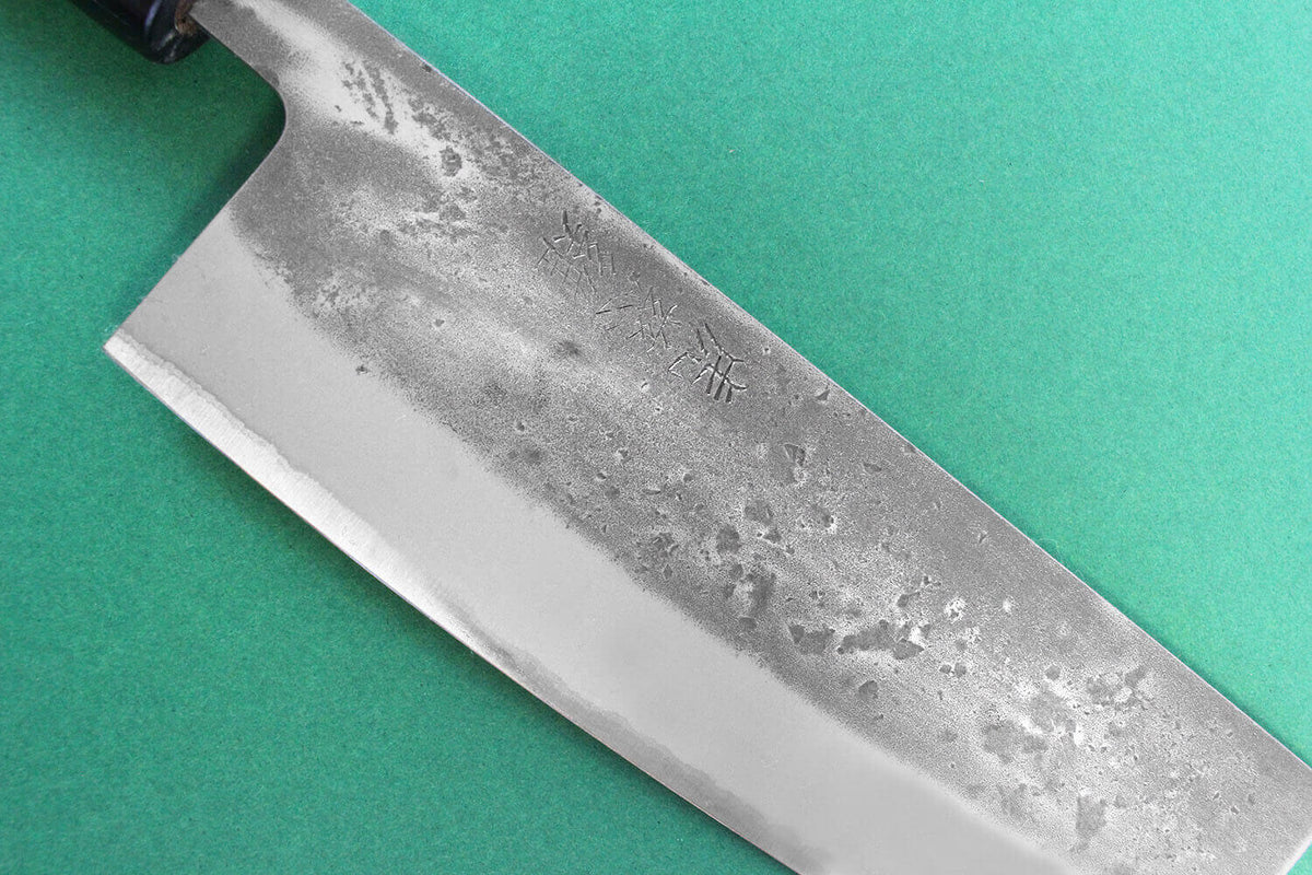 Couteau nakiri japonais 16.5cm Nakata BS2 artisanal
