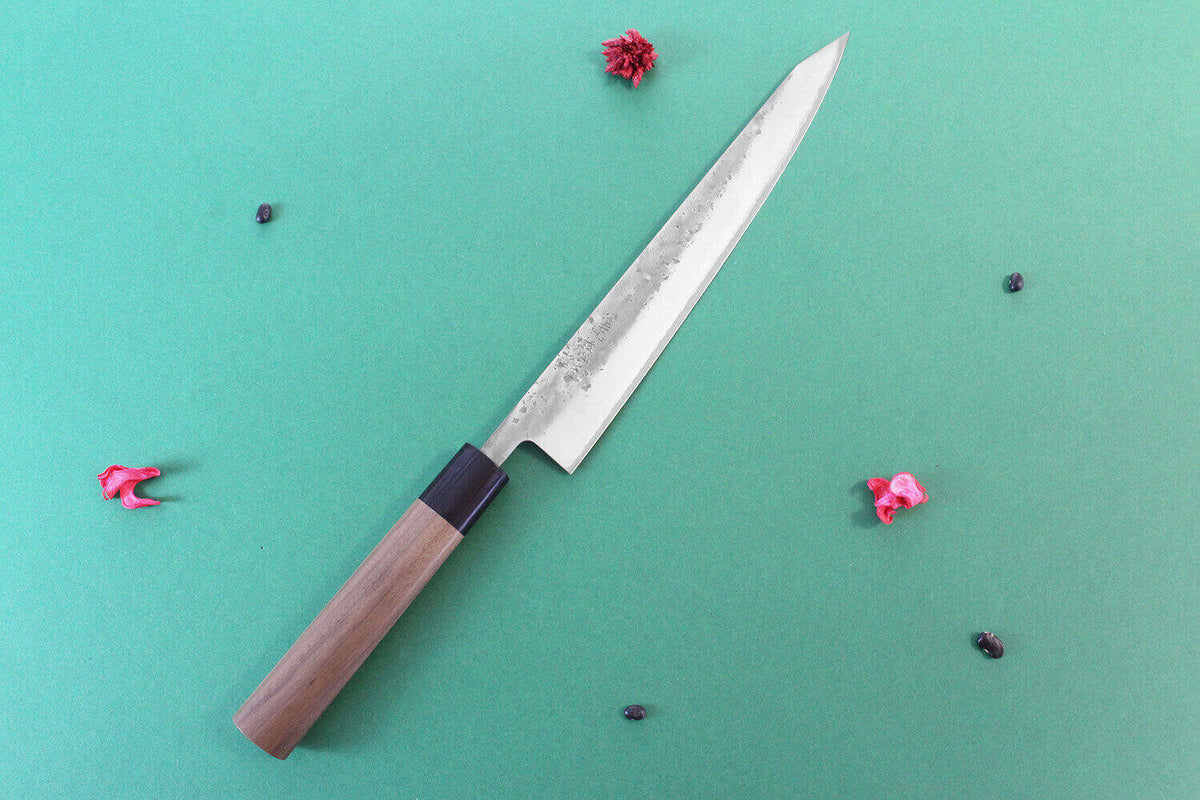 Couteau sujihiki japonais 24cm Nakata BS2 artisanal