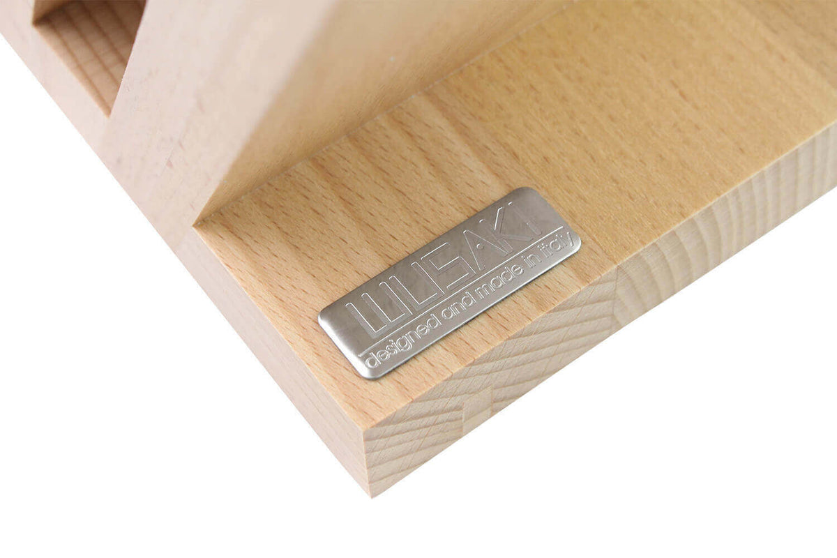 Empty Magnetic Block for 9 Kitchen Knives