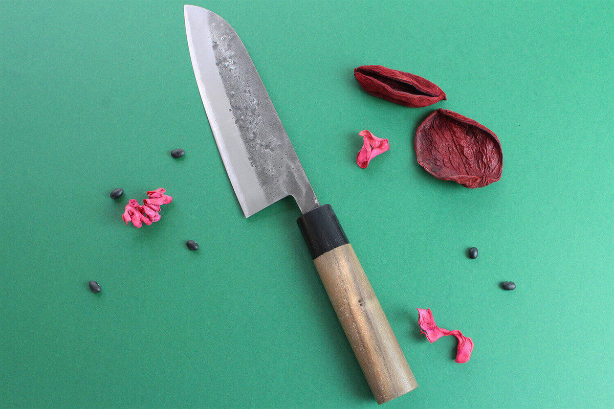 Couteau santoku japonais 16.5cm Nakata BS2 artisanal