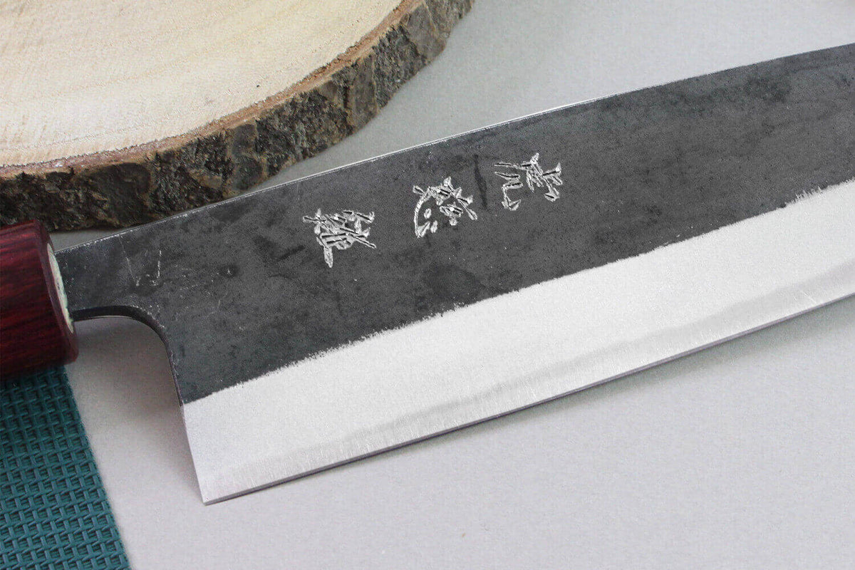 Couteau de chef japonais 21cm Yuzo BS2 artisanal