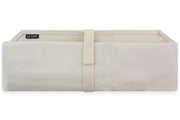 Trousse de cuisinier traditionnelle vide 5 places en toile de coton beige