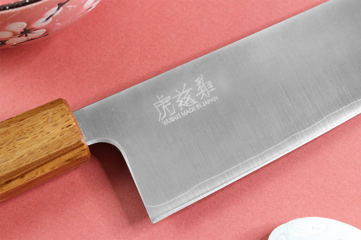 Couteau de chef japonais artisanal 24cm Migaki G3