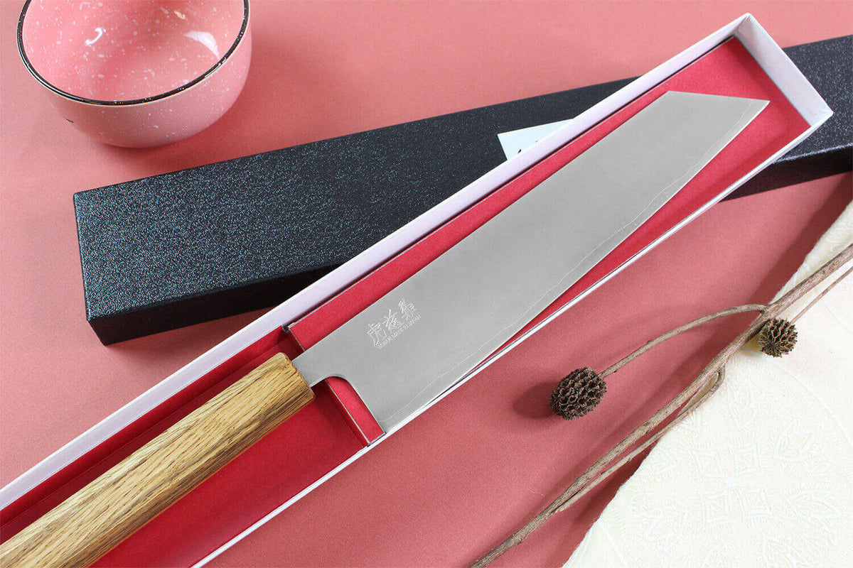 Handcrafted Japanese Kiritsuke Knife 24cm Migaki G3