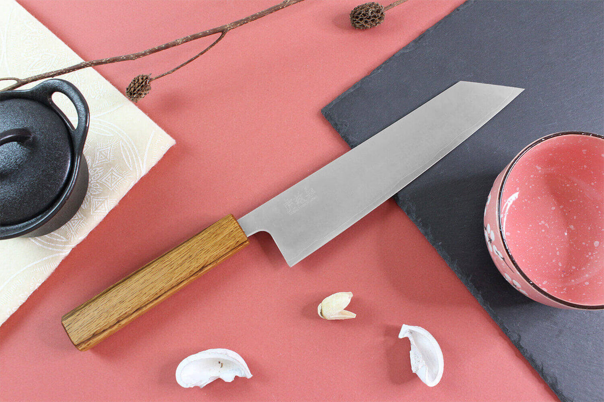 Couteau kiritsuke japonais artisanal 21cm Migaki G3