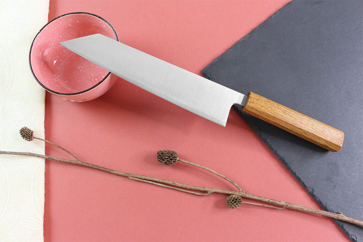 Couteau kiritsuke japonais artisanal 21cm Migaki G3