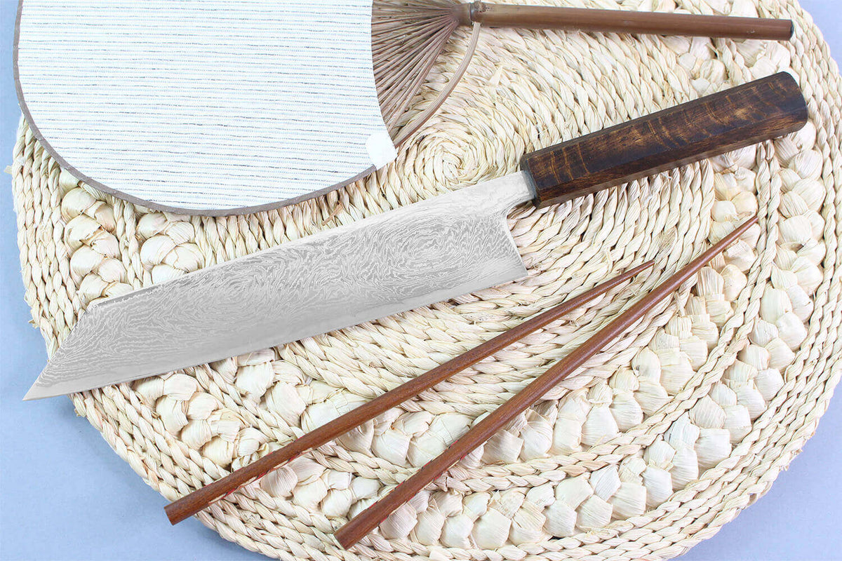 Handcrafted Japanese Kiritsuke Knife 21cm Unagi AUS10