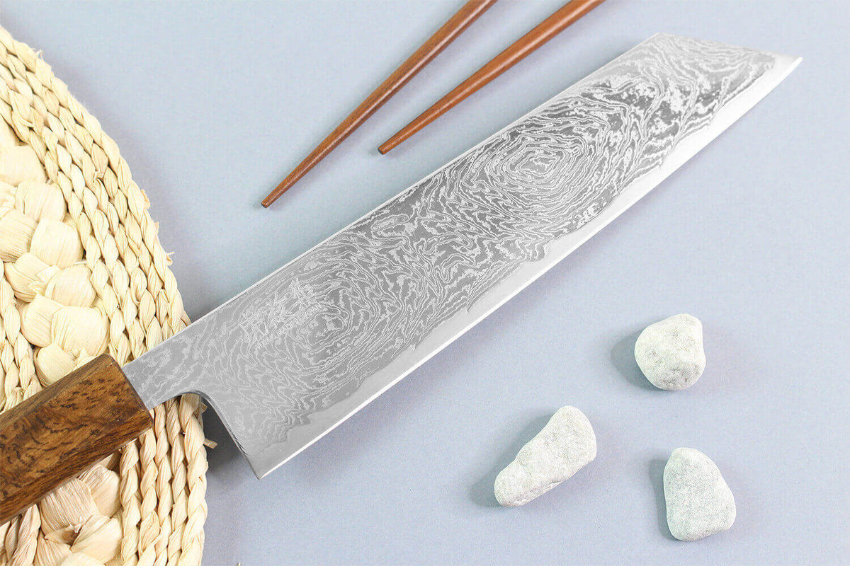 Handcrafted Japanese Kiritsuke Knife 21cm Unagi AUS10