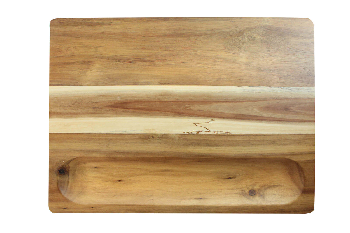 Planche à découper double face 41x31cm en acacia