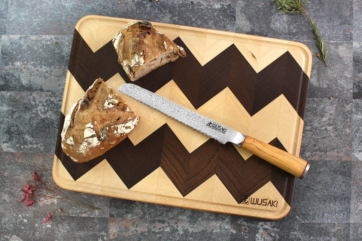 Double-Sided Cutting Board 40x30cm Heat-Treated Beech