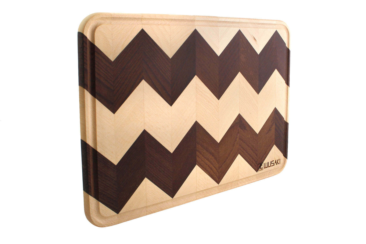 Double-Sided Cutting Board 40x30cm Heat-Treated Beech