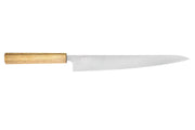 Couteau japonais artisanal Wusaki Migaki G3 sujihiki 27cm