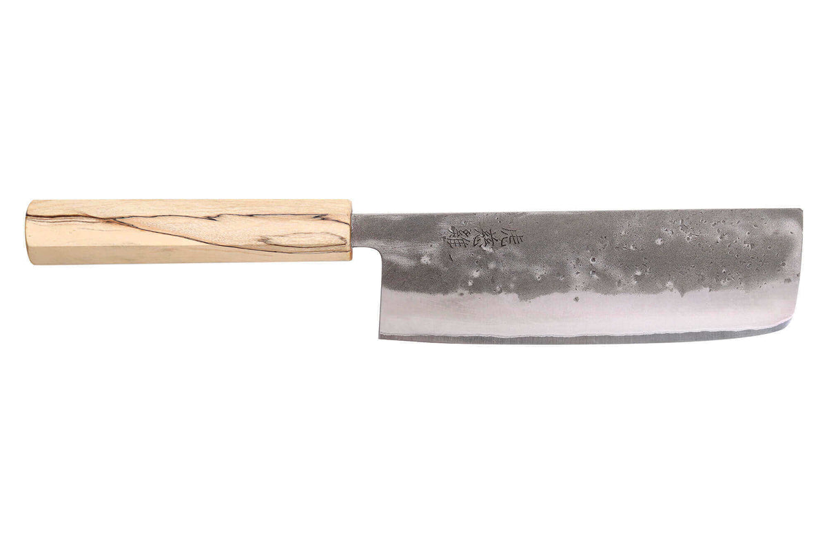 Couteau nakiri japonais 16,5cm Nakata Érable BS2 artisanal
