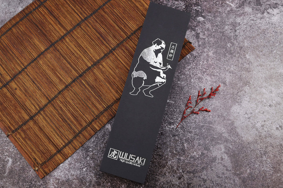 Damascus Knife Wusaki Fujiko 10CR Nakiri Blade 17cm