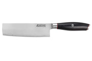 Wusaki Fujiko Black 10CR Nakiri Knife San Mai Blade 17cm