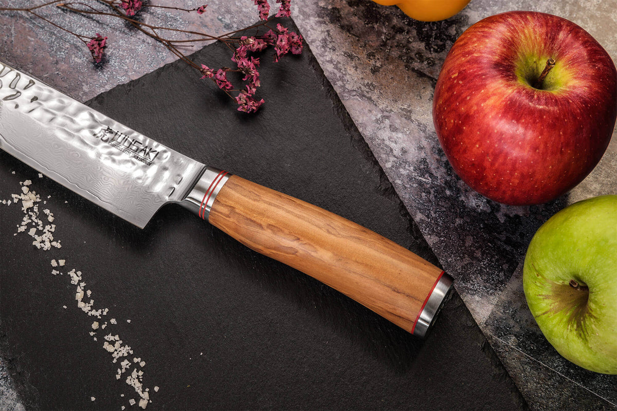 Couteau de chef 20cm Damas Olive 10Cr