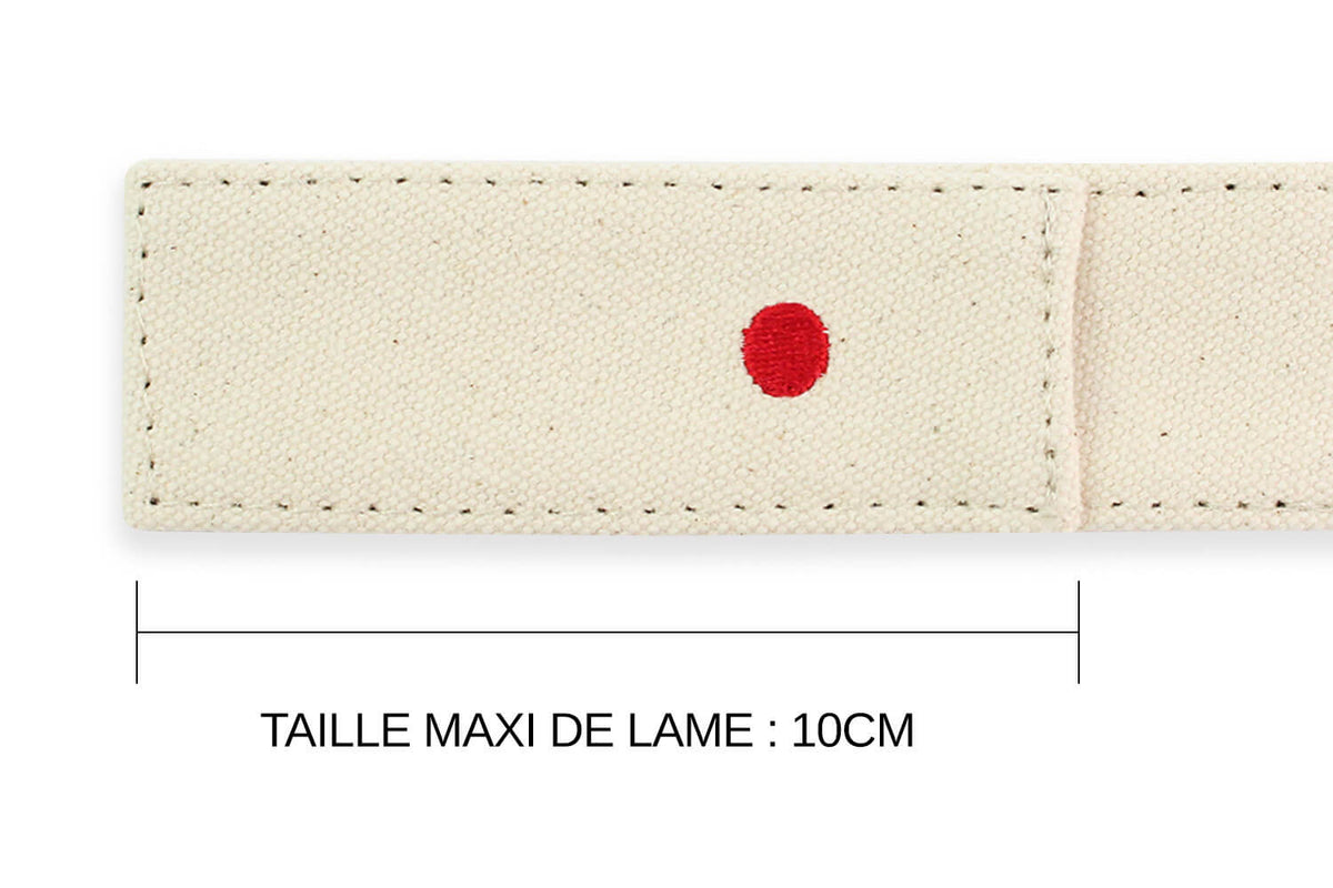 Étui universel en lin pour lame jusqu'à 10cm