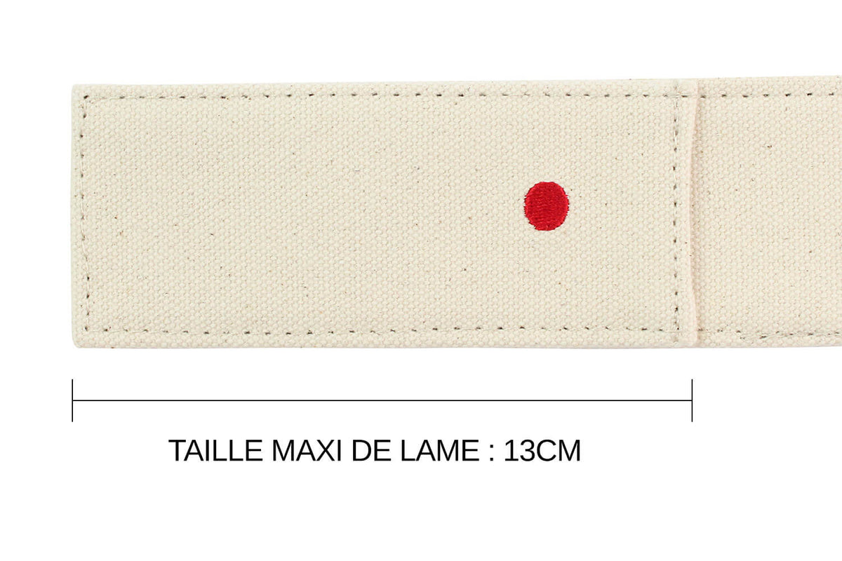 Étui universel en lin pour lame jusqu'à 13cm