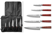 Mallette Wusaki Pakka X50 5 couteaux de cuisine