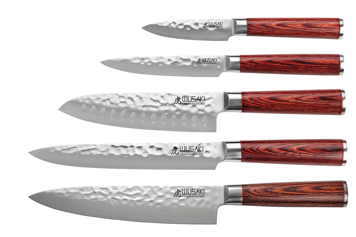 Mallette Wusaki Pakka X50 5 couteaux de cuisine