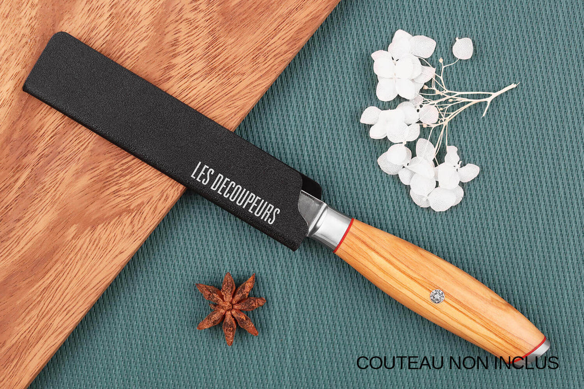 Protège-lame universel pour couteau de cuisine - Longueur jusqu'à 13,5 cm - Les Decoupeurs