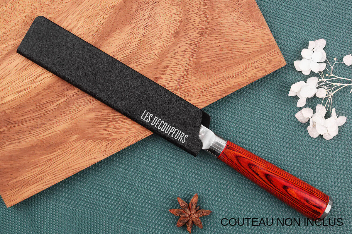 Protège-lame universel pour couteau de cuisine - Lame jusqu'à 16,5 cm - Les Decoupeurs