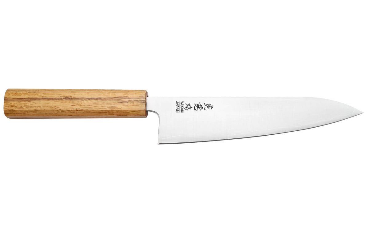 Couteau de chef japonais artisanal Migaki G3 18cm
