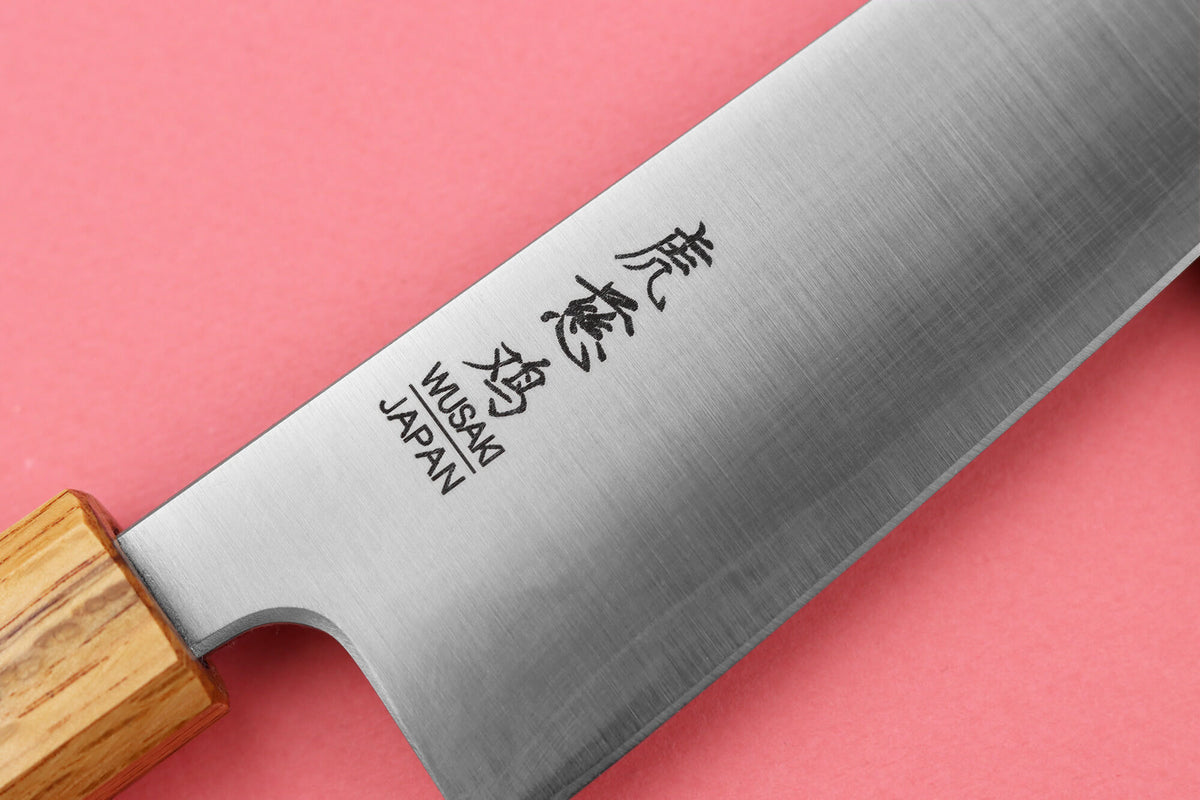 Couteau de chef japonais artisanal Migaki G3 18cm