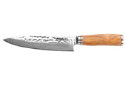 Couteau de chef 20cm Damas Olive 10Cr