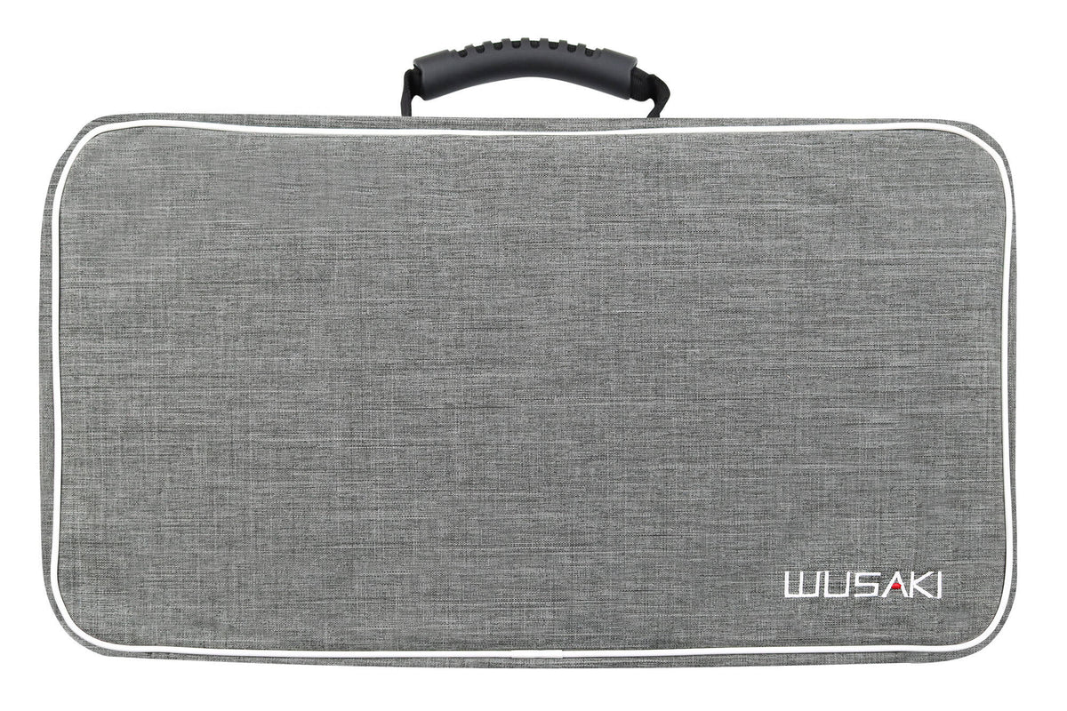 Mallette de cuisine vide Wusaki grise 21 emplacements + 1 grande poche