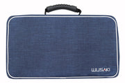Mallette de cuisine vide Wusaki bleue 21 emplacements + 1 grande poche