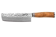 Couteau Nakiri 17cm Damas Olive 10Cr